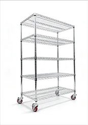 Industrial metal storage shelving unit for warehouse